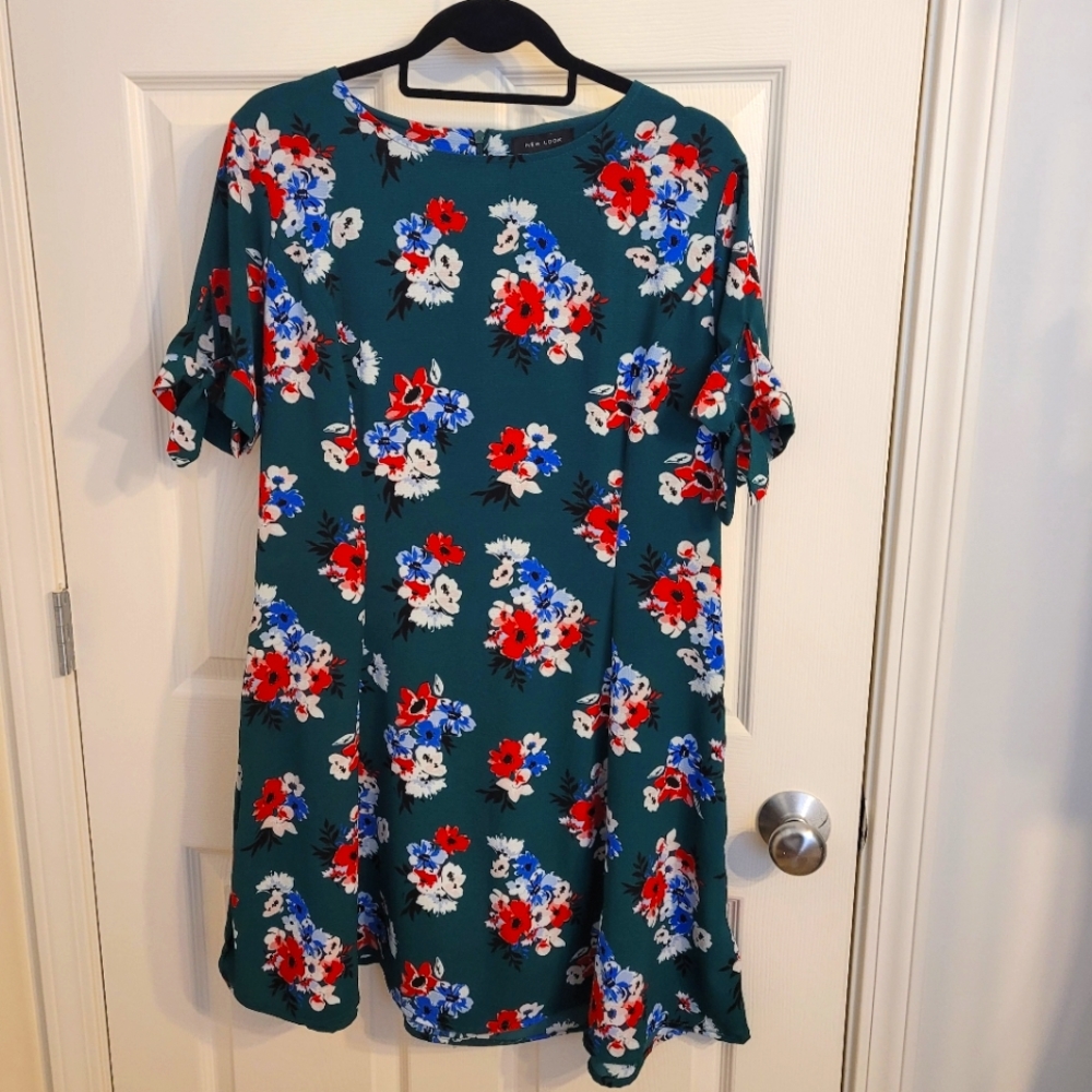 40s Style Floral Mini Dress